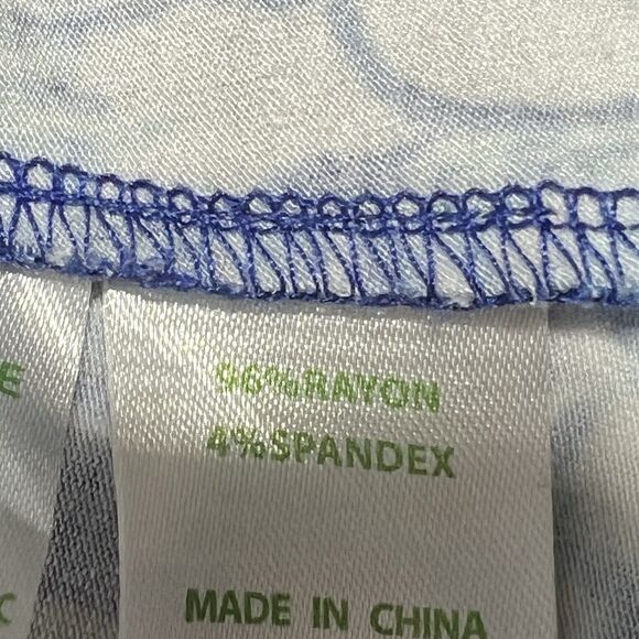 Lilly Pulitzer Dress Womens Medium Blue/White Ophelia Dress Get Trunky Pattern - Picture 11 of 13